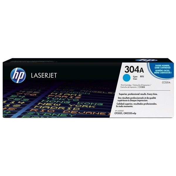 HP 304A (CC531A) toner cian (original) CC531A 039824 - 1