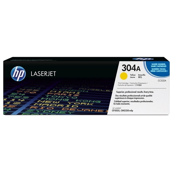 HP 304A (CC532A) toner amarillo (original) CC532A 039826 - 1