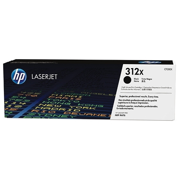 HP 312X (CF380X) toner negro XL (original) CF380X 054784 - 1