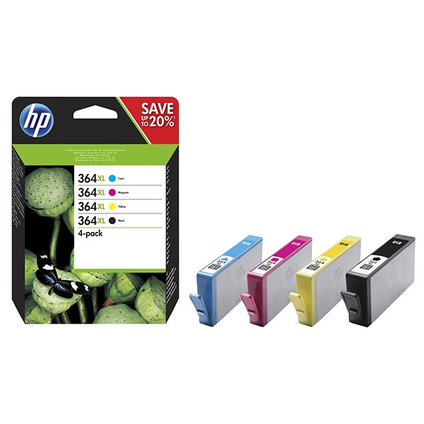 HP 364XL (N9J74AE) multipack negro/cian/magenta/amarillo (original) N9J74AE 044522 - 1