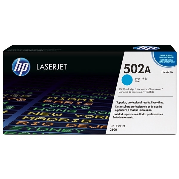 HP 502A (Q6471A) toner cian (original) Q6471A 039585 - 1