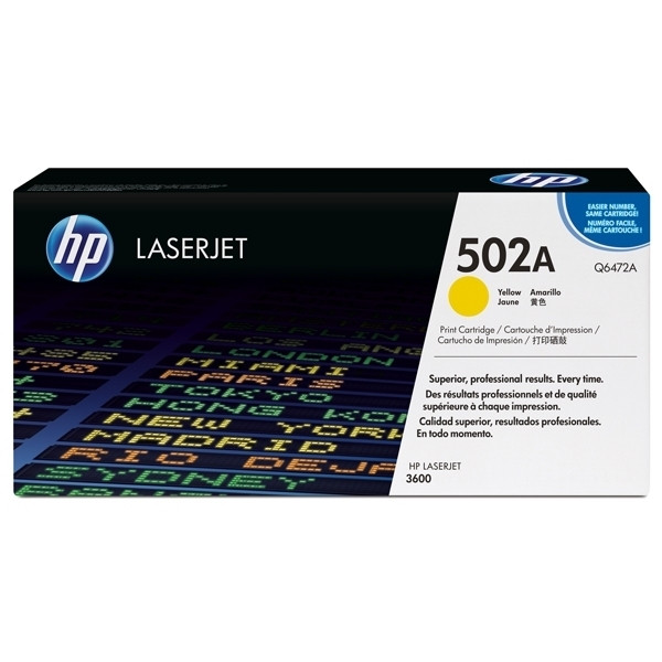 HP 502A (Q6472A) toner amarillo (original) Q6472A 039590 - 1