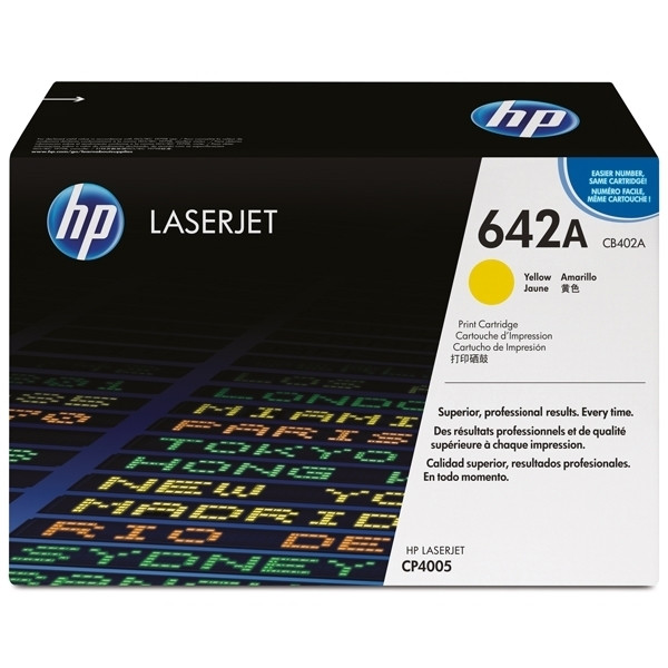 HP 642A (CB402A) toner amarillo (original) CB402A 039710 - 1