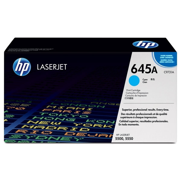 HP 645A (C9731A) toner cian (original) C9731A 039220 - 1