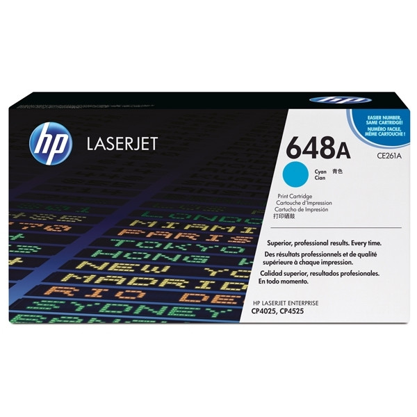 HP 648A (CE261A) toner cian (original) CE261A 039896 - 1