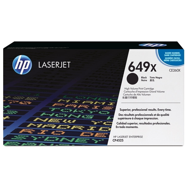 HP 649X (CE260X) toner negro XL (original) CE260X 039894 - 1