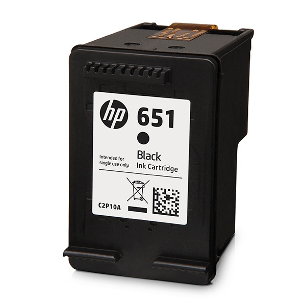 HP 651 (C2P10AE) cartucho negro (original) C2P10AE 044550 - 1