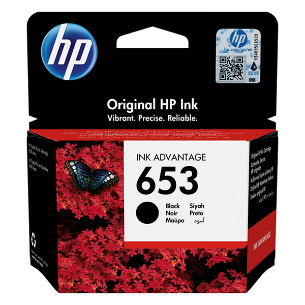 HP 653 (3YM75AE) cartucho de tinta negro (original) 3YM75AE 093122 - 1