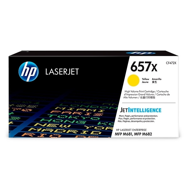 HP 657X (CF472X) toner amarillo XL (original) CF472X 055178 - 1