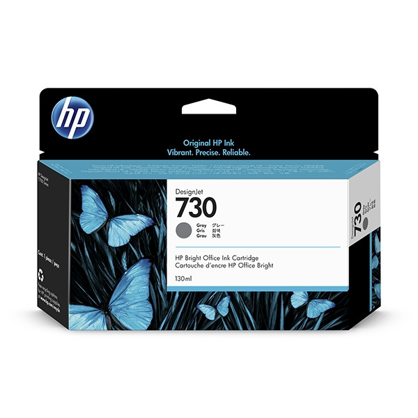 HP 730 (P2V66A) cartucho gris (original) P2V66A 055258 - 1