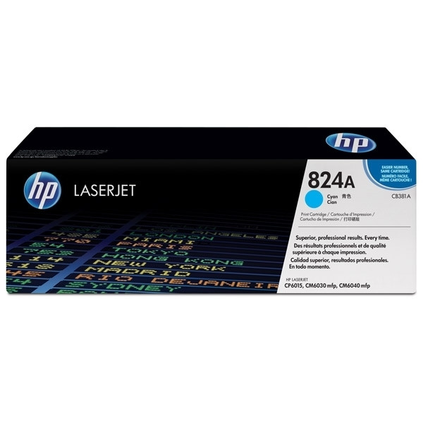 HP 824A (CB381A) toner cian (original) CB381A 039790 - 1