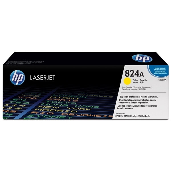 HP 824A (CB382A) toner amarillo (original) CB382A 039792 - 1