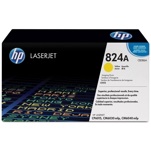 HP 824A (CB386A) tambor amarillo (original) CB386A 039800 - 1