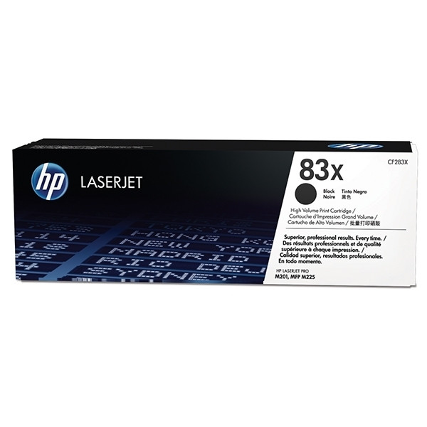 HP 83X (CF283X) toner negro XL (original) CF283X 054818 - 1