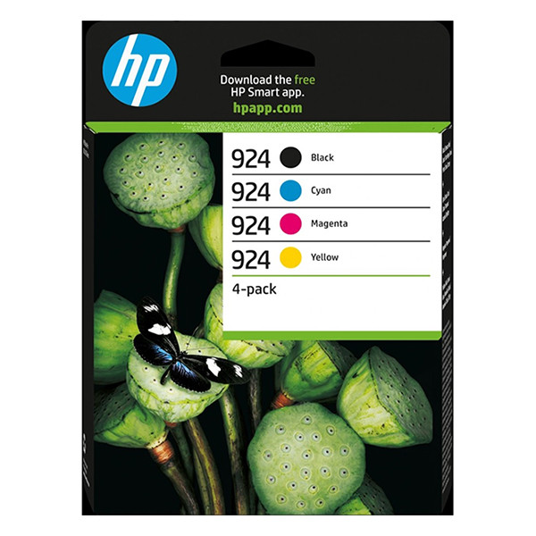 HP 924 (6C3Z1NE) multipack negro/cian/magenta/amarillo (original) 6C3Z1NE 030982 - 1