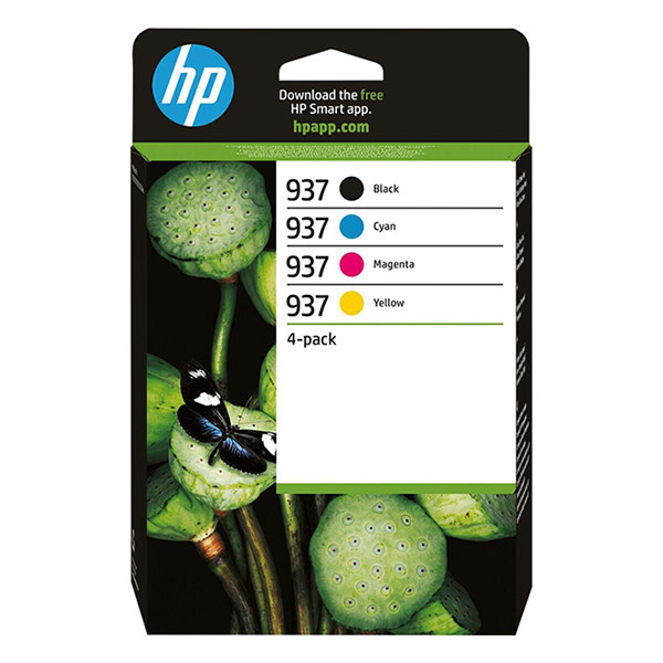 HP 937 (6C400NE) multipack negro/cian/magenta/amarillo (original) 6C400NE 093316 - 1