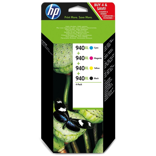 HP 940XL (C2N93AE) multipack XL negro/cian/magenta/amarillo (original) C2N93AE 044274 - 1