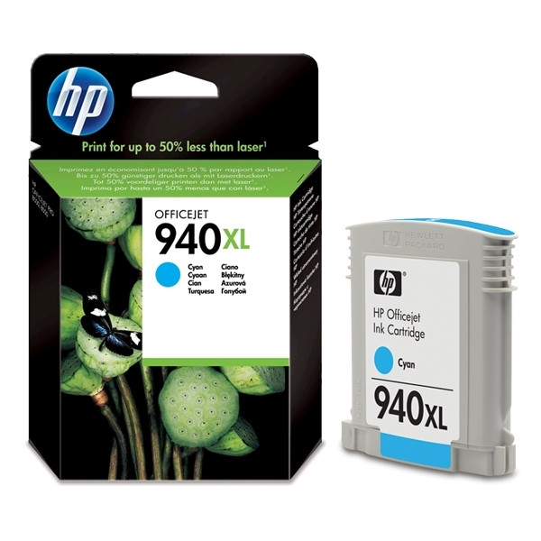 HP 940XL (C4907AE) cartucho cian XL (original) C4907AE 044004 - 1