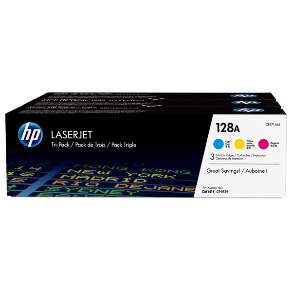 HP CF371AM multipack cian/magenta/amarillo (original) CF371AM 054760 - 1