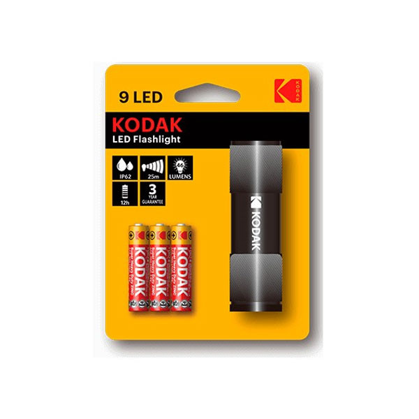 Kodak Linterna Kodak 9LED de aluminio (2W) 30412446 426173 - 1