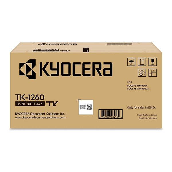 Kyocera TK-1260 toner negro (original) 1T0C150NL0 095090 - 1