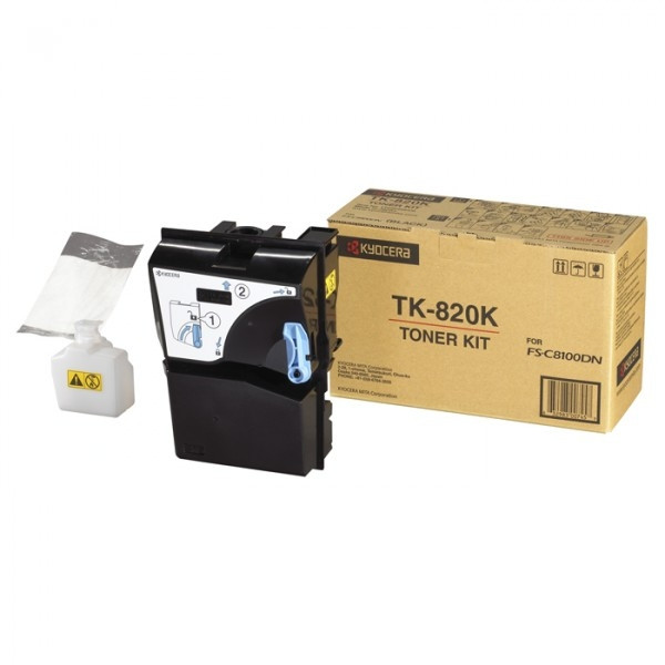 Kyocera TK-820K toner negro (original) 1T02HP0EU0 079115 - 1