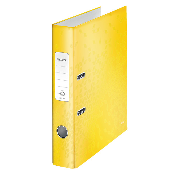 Leitz 180° WOW A4 carpeta cartón amarillo 50 mm 10060016 226176 - 1