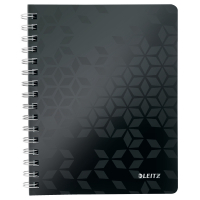 Leitz 4639 WOW cuaderno espiral A5 rayado 80 gramos 80 hojas negro (2 agujeros) 46390095 226224