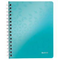 Leitz 4639 WOW cuaderno espiral A5 rayado 80gr 80 hojas turquesa metalizado (2 agujeros) 46390051 211996