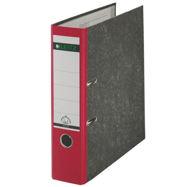 Leitz Archivo A4 | carton | rojo | 80 mm | Leitz 1080 10805025 202504 - 1