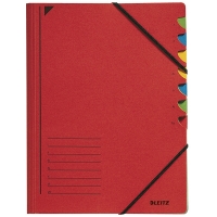 Leitz carpeta clasificadora roja (7 pestañas) 39070025 202854