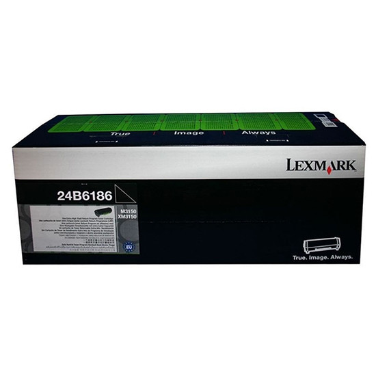 Lexmark 24B6186 toner negro (original) 24B6186 037714 - 1