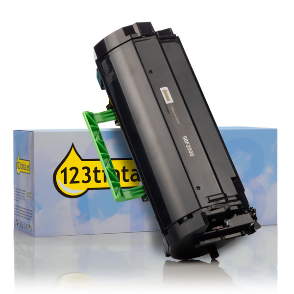 Lexmark 56F2000 toner negro (marca 123tinta) 56F2000C 037845 - 1