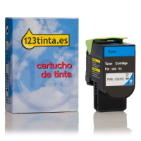 Lexmark 702C (70C20C0) toner cian (marca 123tinta)