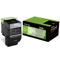 Lexmark 702K (70C20K0) toner negro (original) 70C20K0 037238