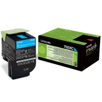 Lexmark 702XC (70C2XC0) toner cian XXL (original) 70C2XC0 037256