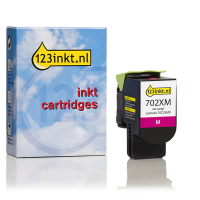 Lexmark 702XM (70C2XM0) toner magenta XXL (marca 123tinta) 70C2XM0C 037259