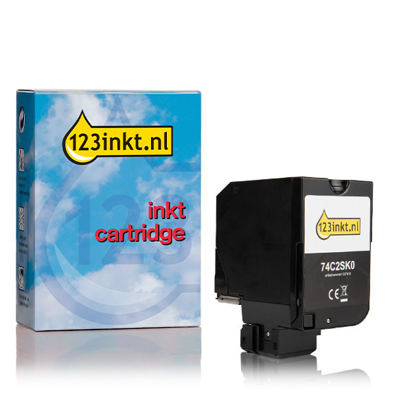 Lexmark 74C20K0 toner negro (marca 123tinta) 74C20K0C 037605 - 1