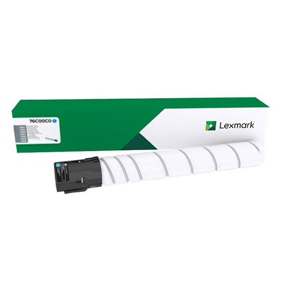 Lexmark 76C00C0 toner cian (original) 76C00C0 037814 - 1