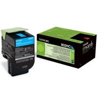 Lexmark 802HC (80C2HC0) toner cian XL (original) 80C2HC0 037294