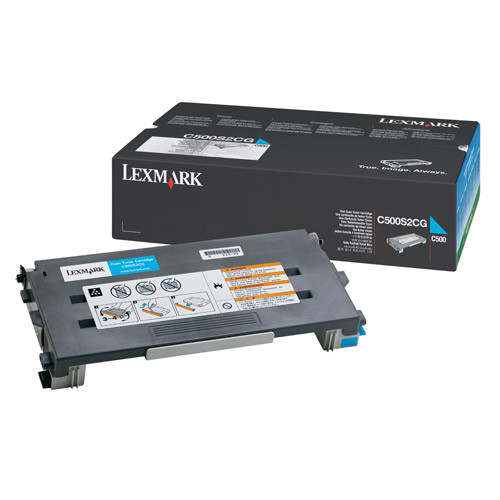 Lexmark C500S2CG toner cian (original) C500S2CG 034780 - 1