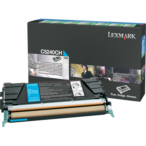 Lexmark C5240CH toner cian XL (original) C5240CH 034690 - 1