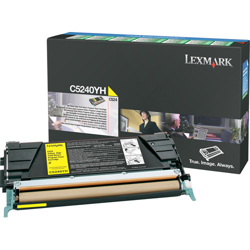 Lexmark C5240YH toner amarillo XL (original) C5240YH 034700 - 1