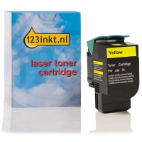 Lexmark C540H1YG toner amarillo XL (marca 123tinta) C540H1YGC 037023