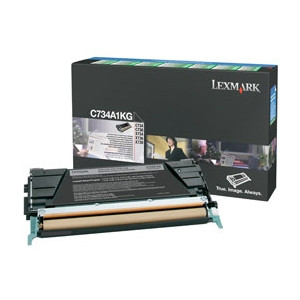 Lexmark C734A1KG toner negro (original) C734A1KG 037068 - 1