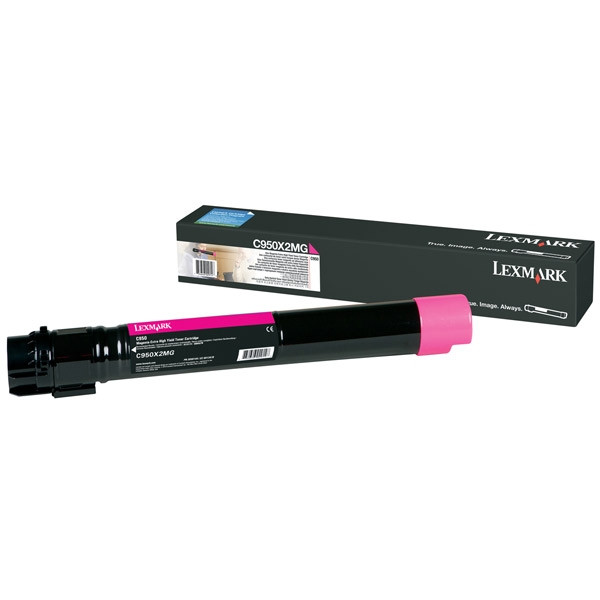 Lexmark C950X2MG toner magenta (original) C950X2MG 037186 - 1