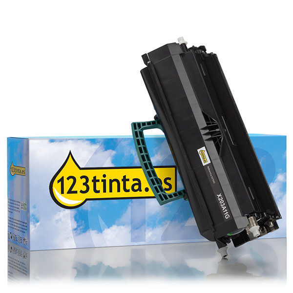 Lexmark X203A11G toner negro (marca 123tinta) X203A11GC 037093 - 1