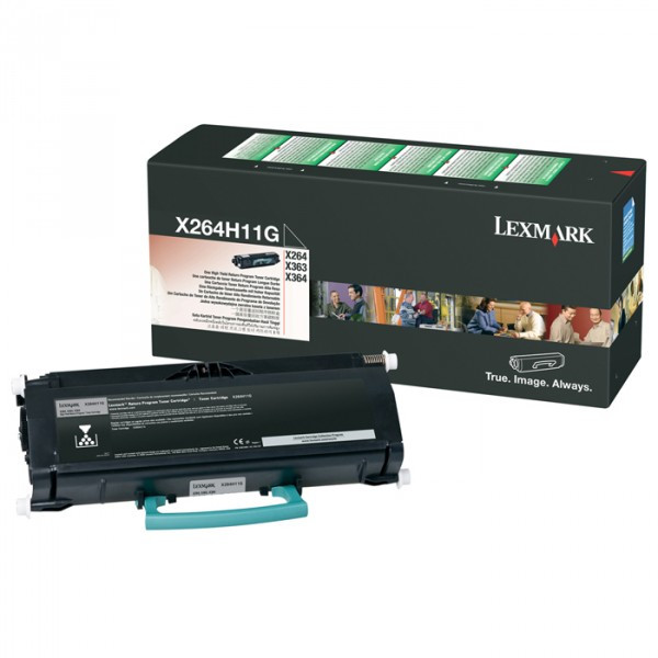 Lexmark X264H11G toner negro XL (original) X264H11G 037060 - 1