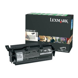 Lexmark X651H11E toner negro XL (original) X651H11E 037050 - 1