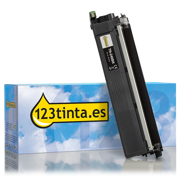 Marca 123tinta reemplaza a Brother TN-248BK toner negro TN248BKC 051413 - 1